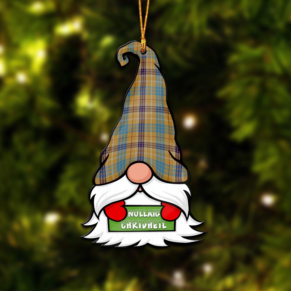 Ottawa Canada Gnome Christmas Ornament with His Tartan Christmas Hat - Tartan Vibes Clothing
