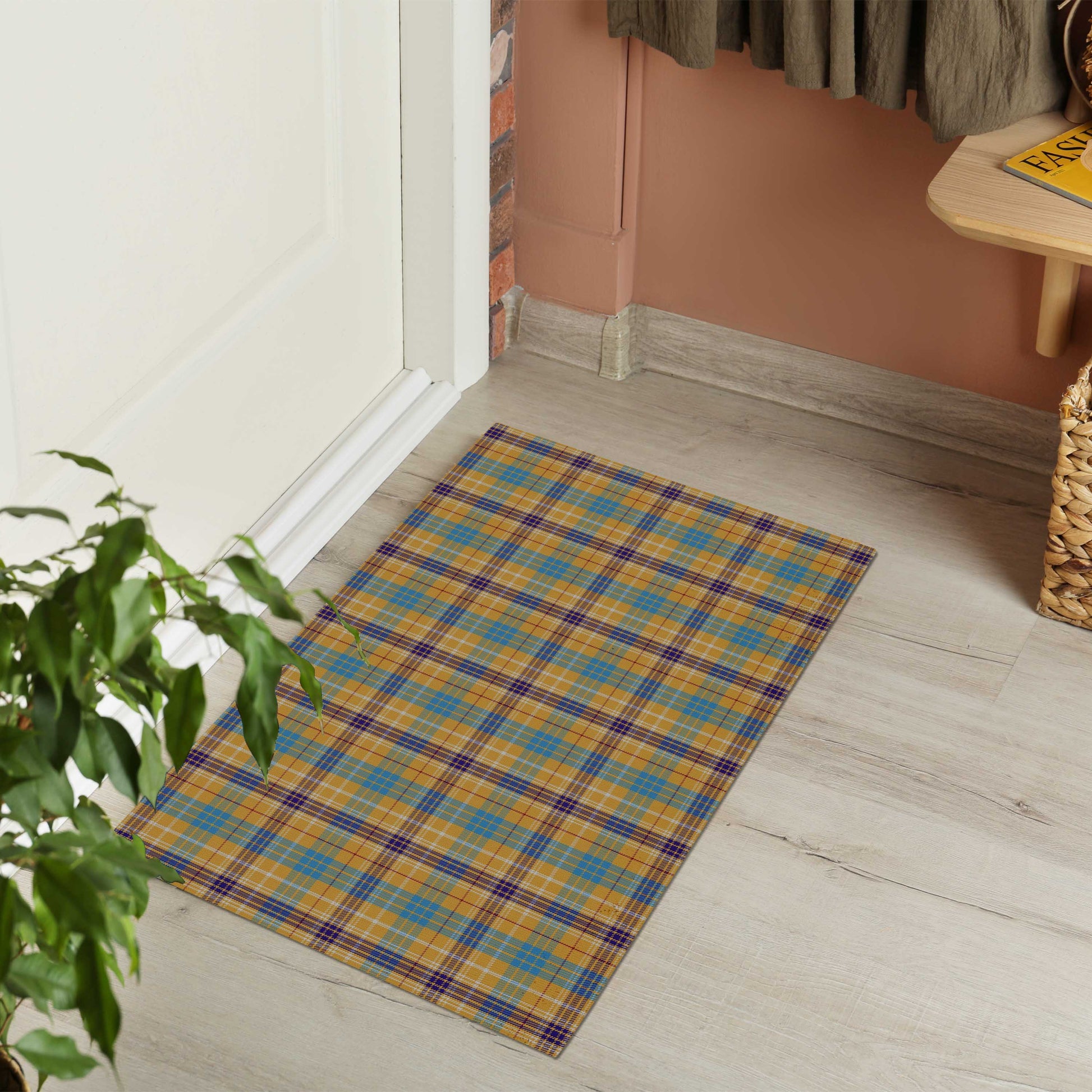 Ottawa Canada Tartan Door Mat - Tartanvibesclothing