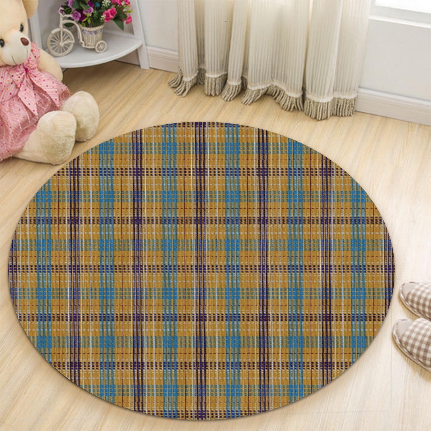 ottawa-canada-tartan-round-rug