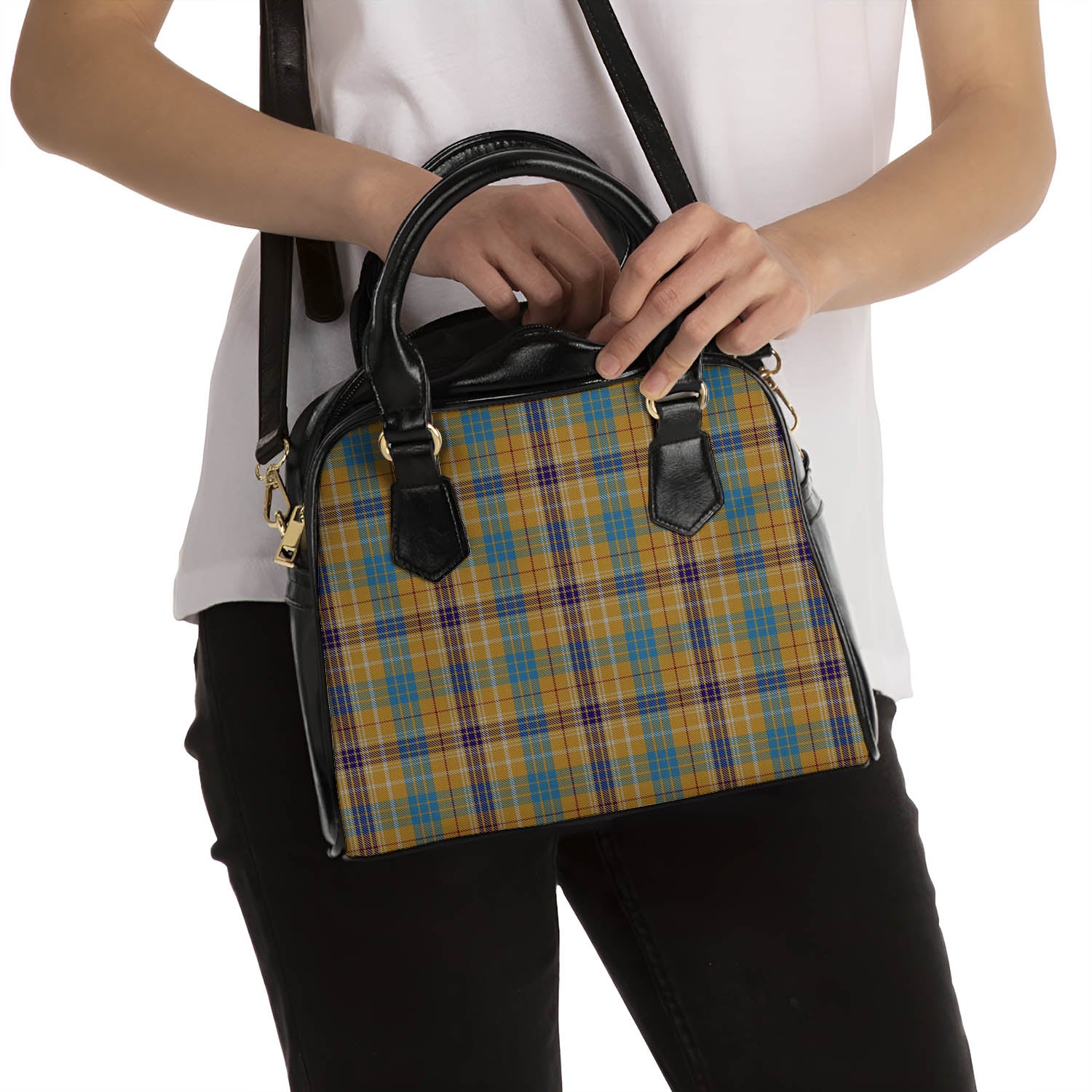 Ottawa Canada Tartan Shoulder Handbags - Tartanvibesclothing