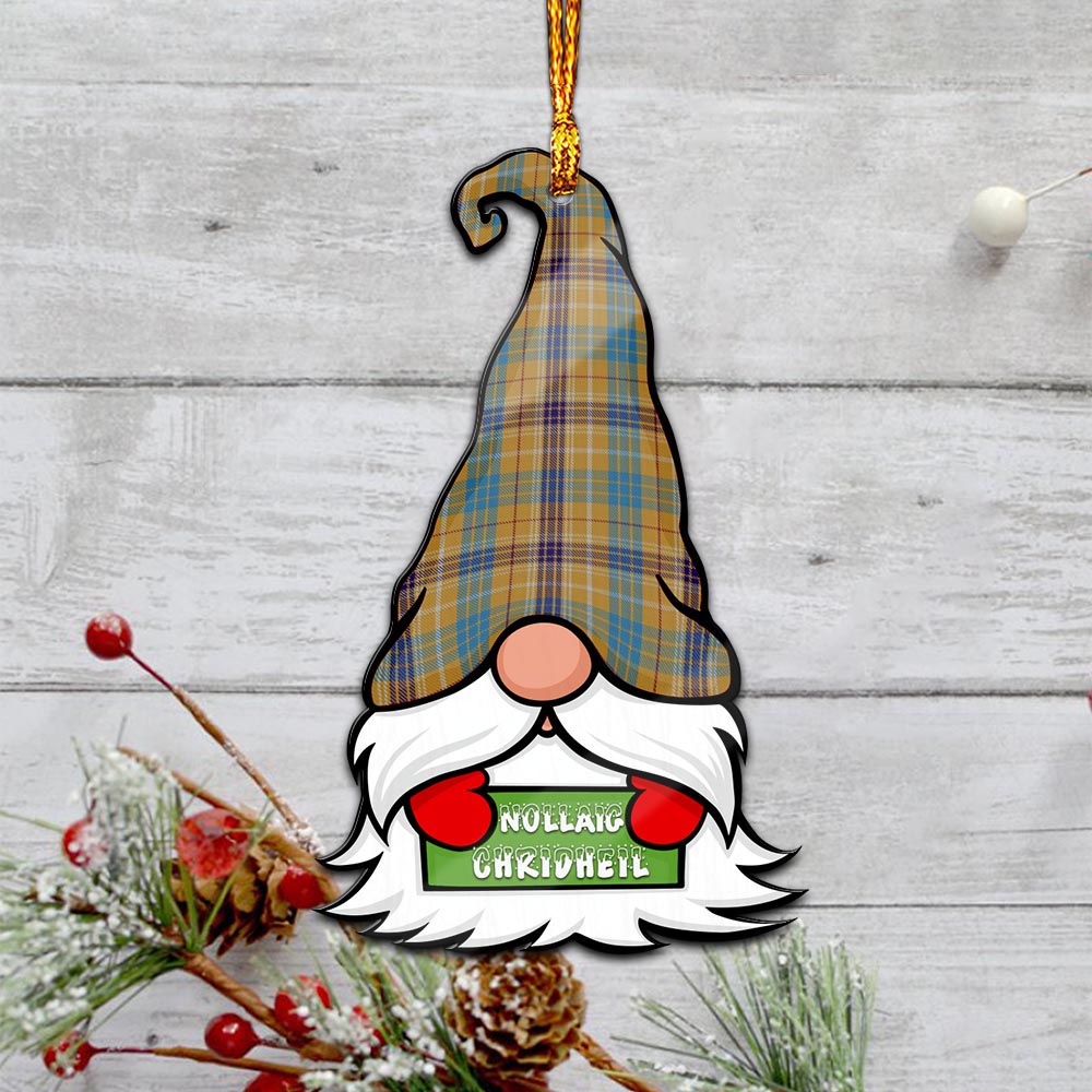 Ottawa Canada Gnome Christmas Ornament with His Tartan Christmas Hat - Tartanvibesclothing Shop