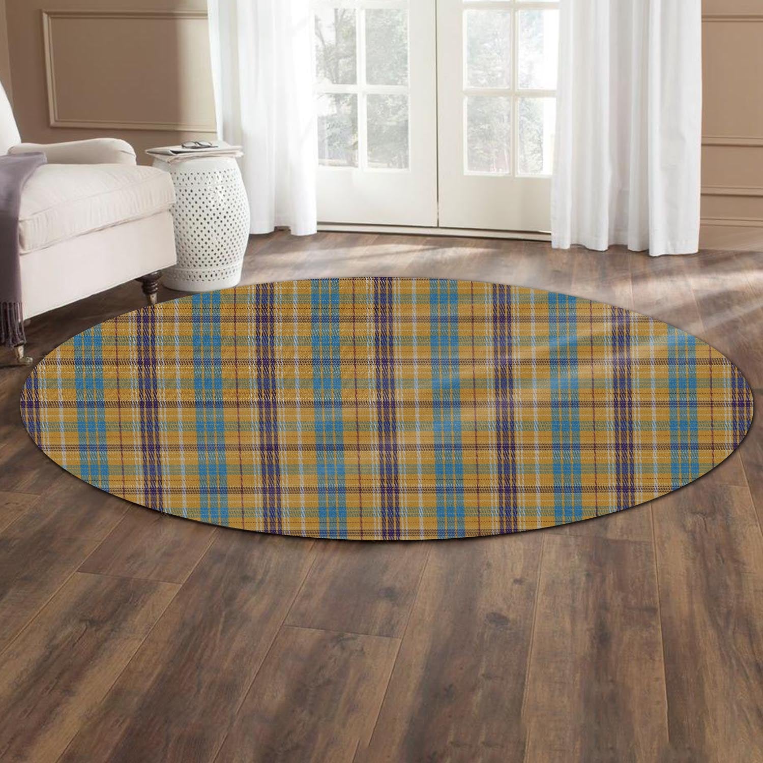 ottawa-canada-tartan-round-rug