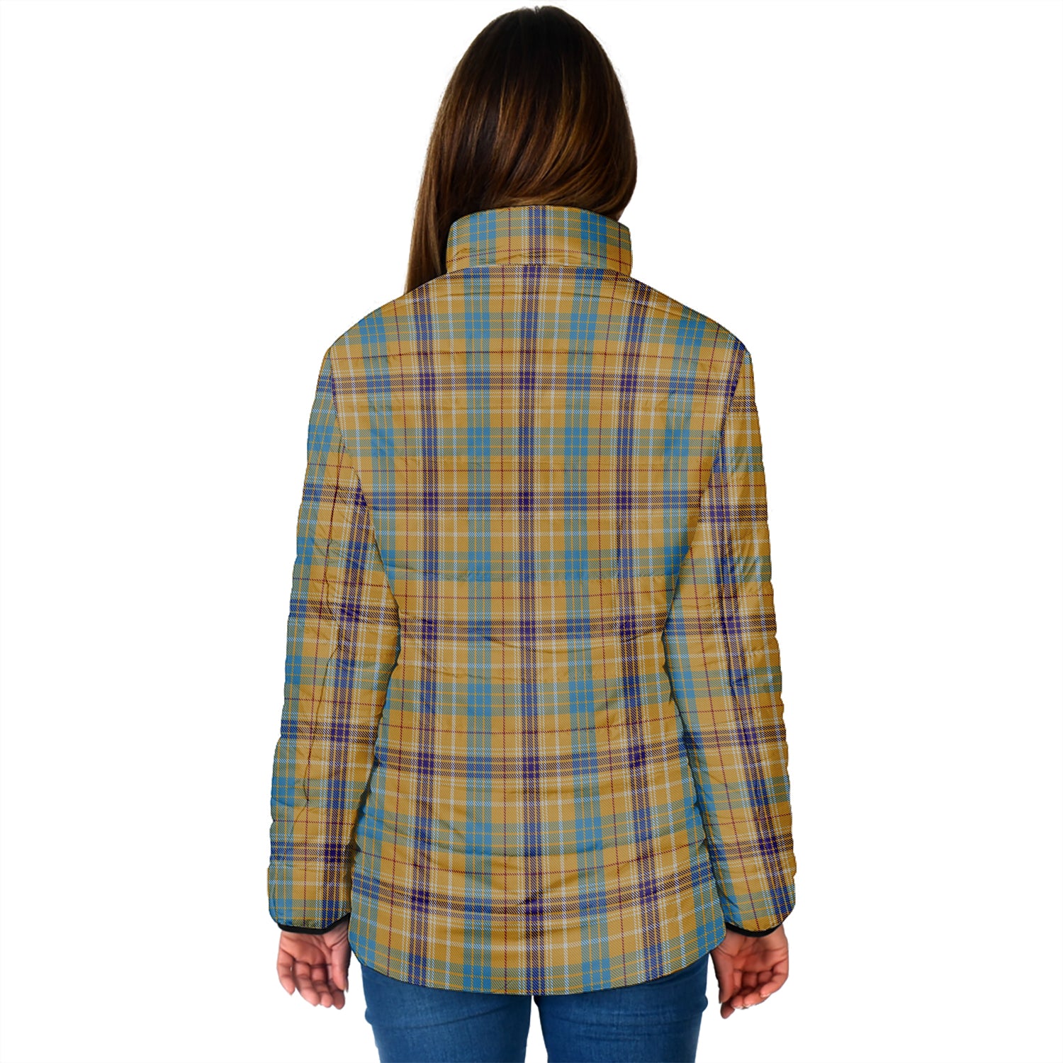 Ottawa Canada Tartan Padded Jacket - Tartanvibesclothing