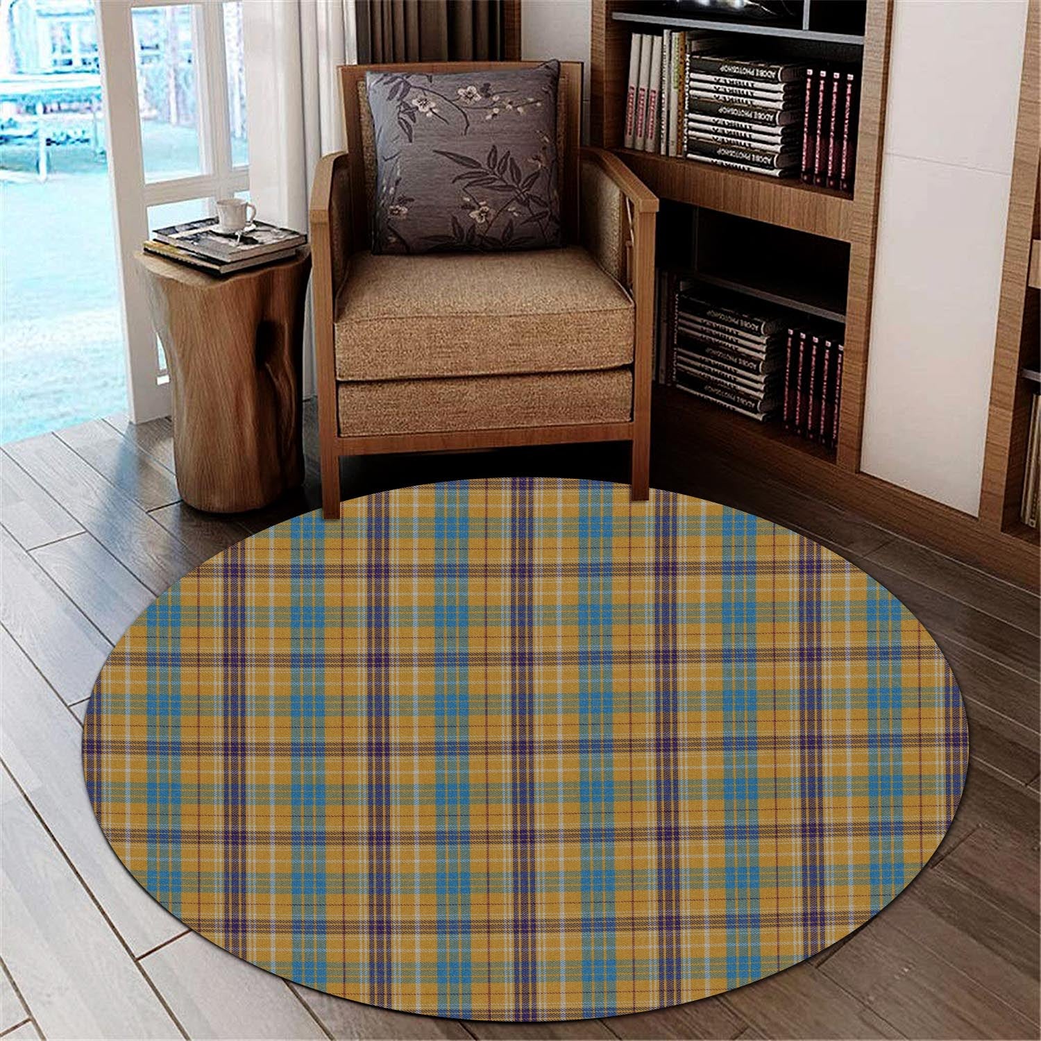 ottawa-canada-tartan-round-rug