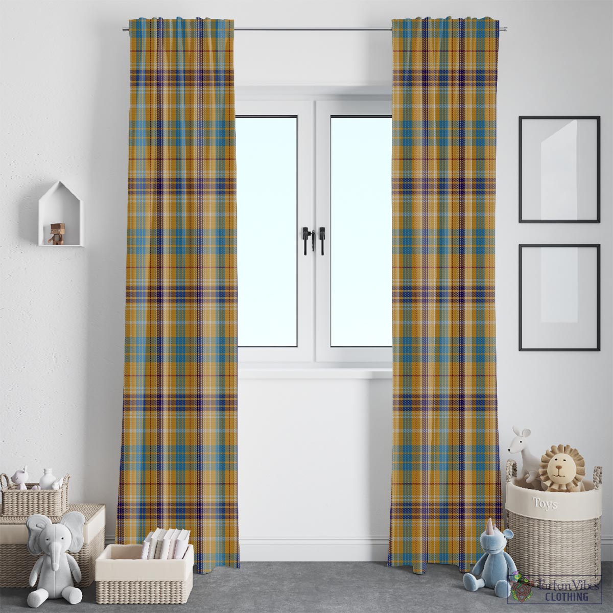Ottawa Canada Tartan Window Curtain