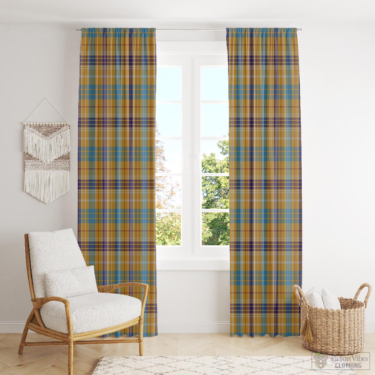 Ottawa Canada Tartan Window Curtain