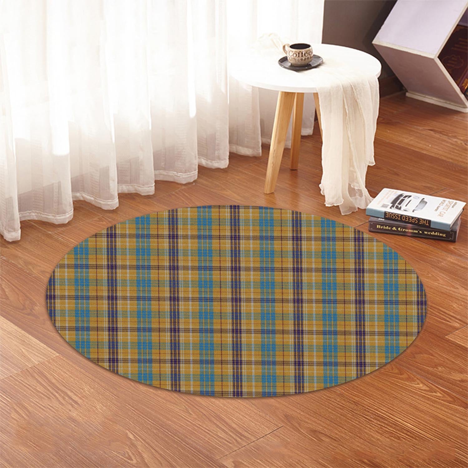 ottawa-canada-tartan-round-rug