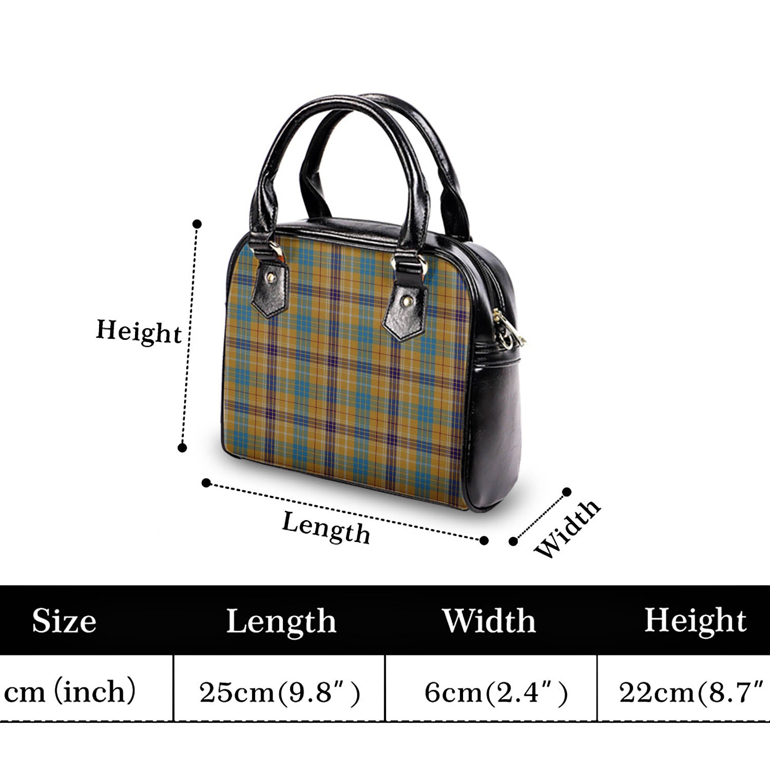 Ottawa Canada Tartan Shoulder Handbags - Tartanvibesclothing