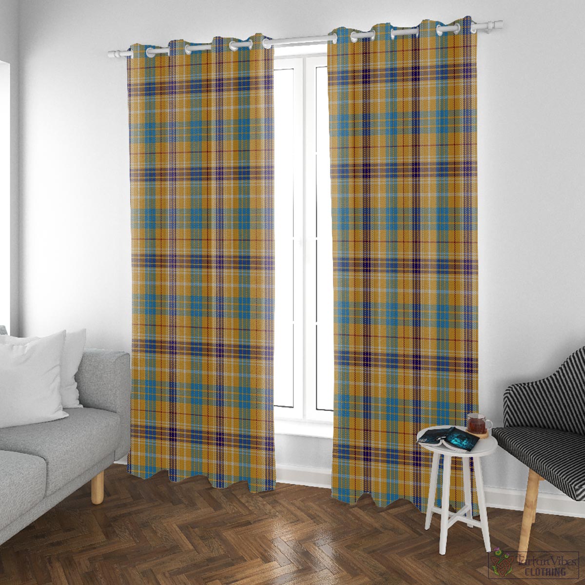 Ottawa Canada Tartan Window Curtain
