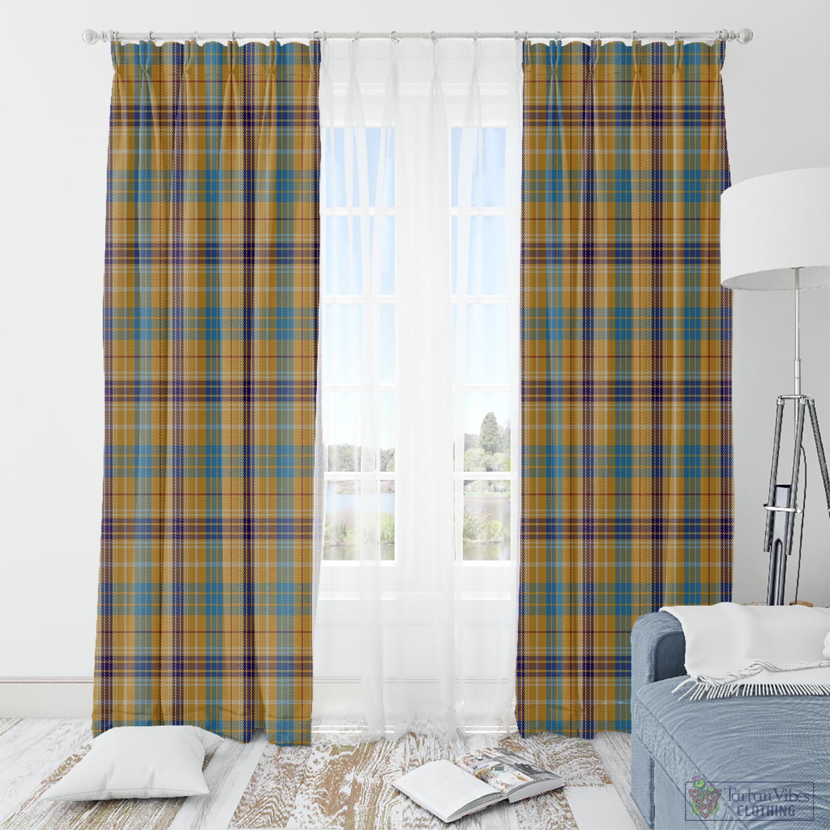 Ottawa Canada Tartan Window Curtain