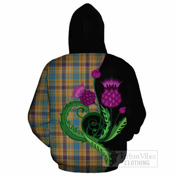 Ottawa Canada Tartan Cotton Hoodie Traditional Scottish Thistle