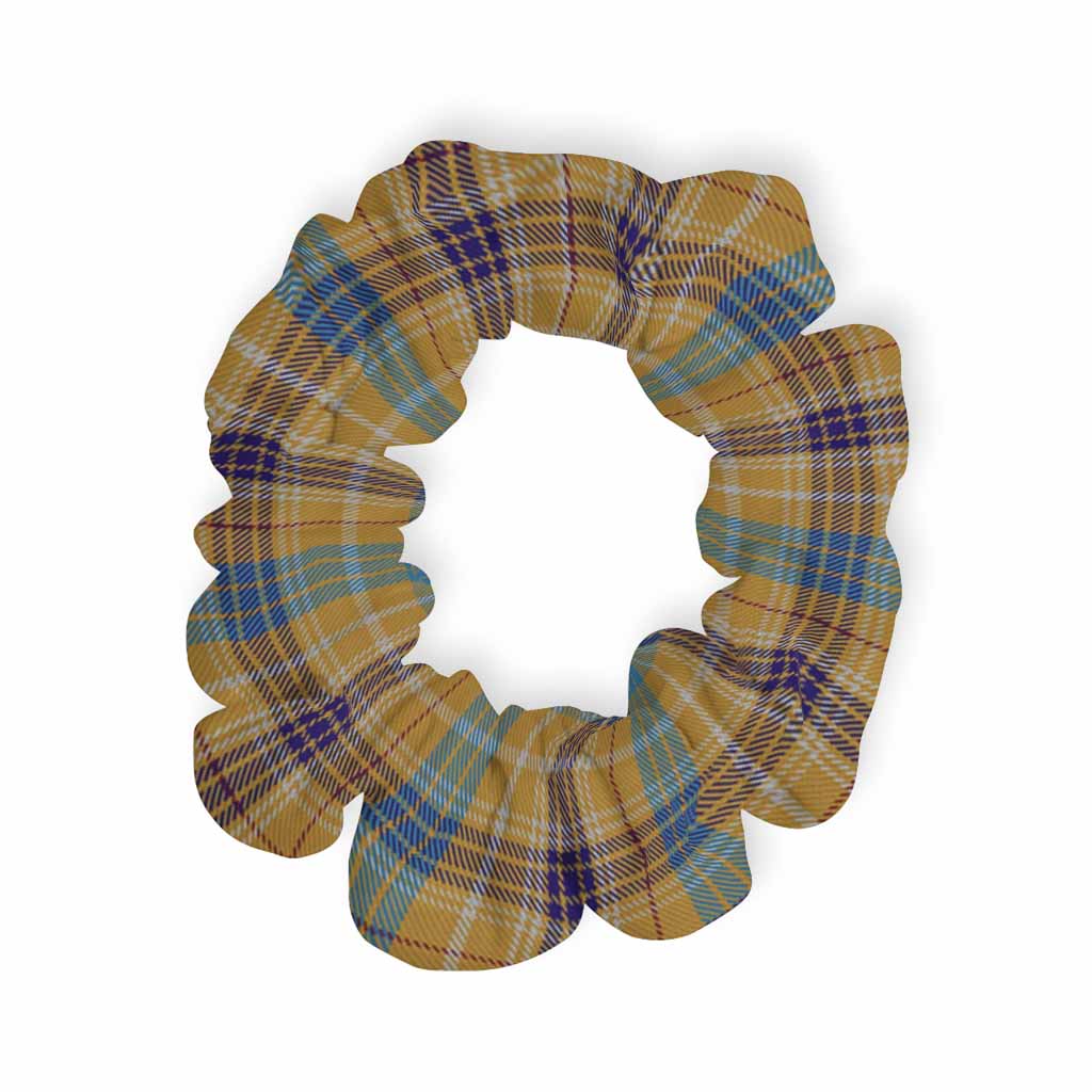 Ottawa Canada Tartan Hair Scrunchie - Tartan Vibes Clothing