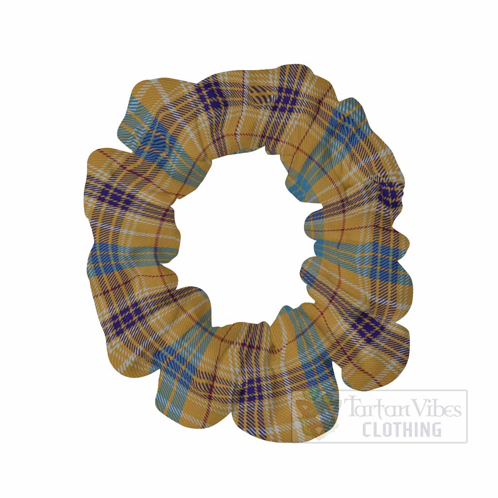 Ottawa Canada Tartan Hair Scrunchie - Tartan Vibes Clothing