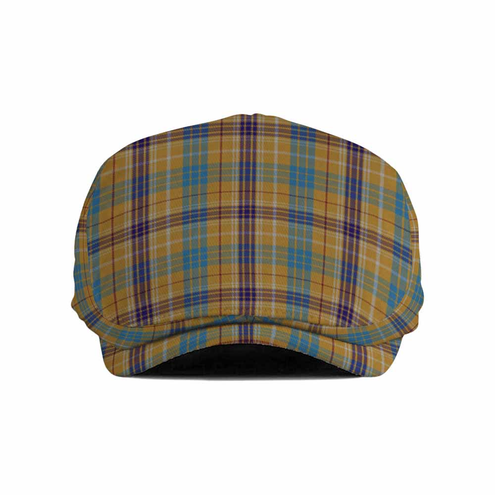 Ottawa Canada Tartan Jeff Cap, Tartan Flat Cap