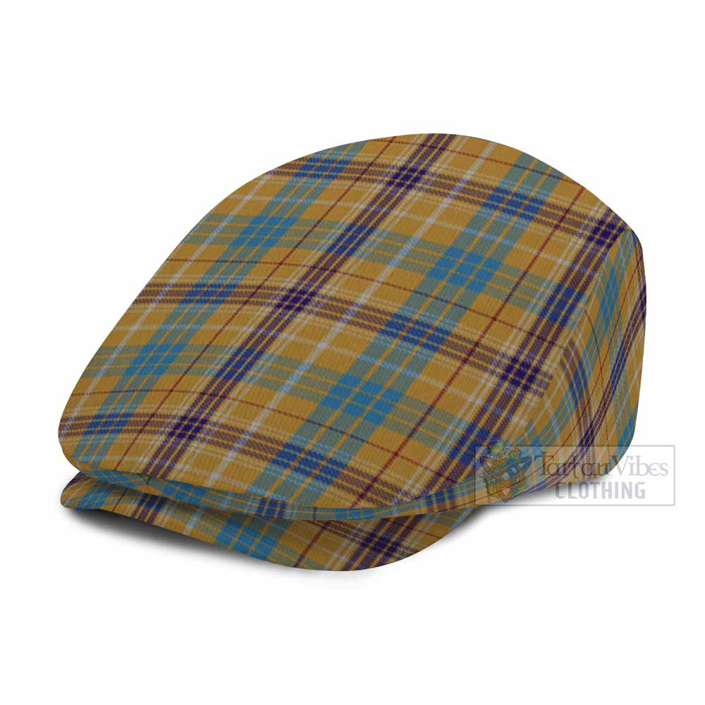 Ottawa Canada Tartan Jeff Cap, Tartan Flat Cap
