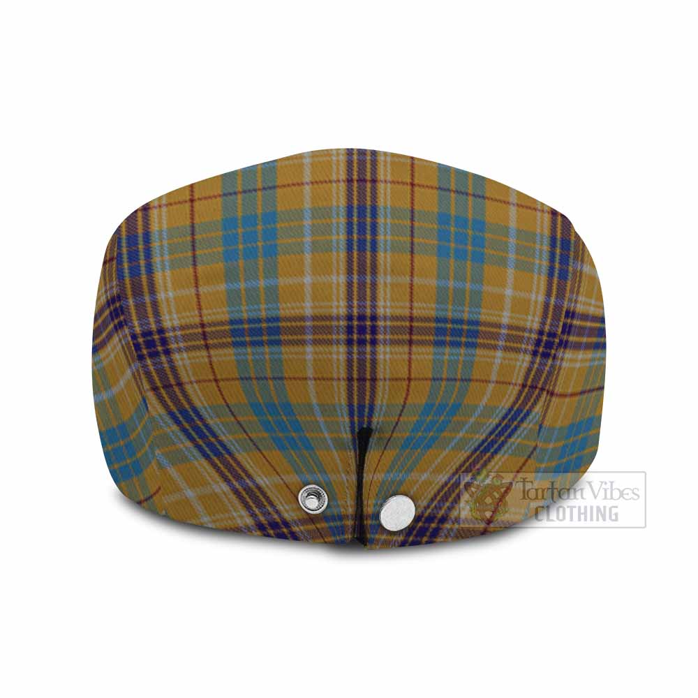 Ottawa Canada Tartan Jeff Cap, Tartan Flat Cap