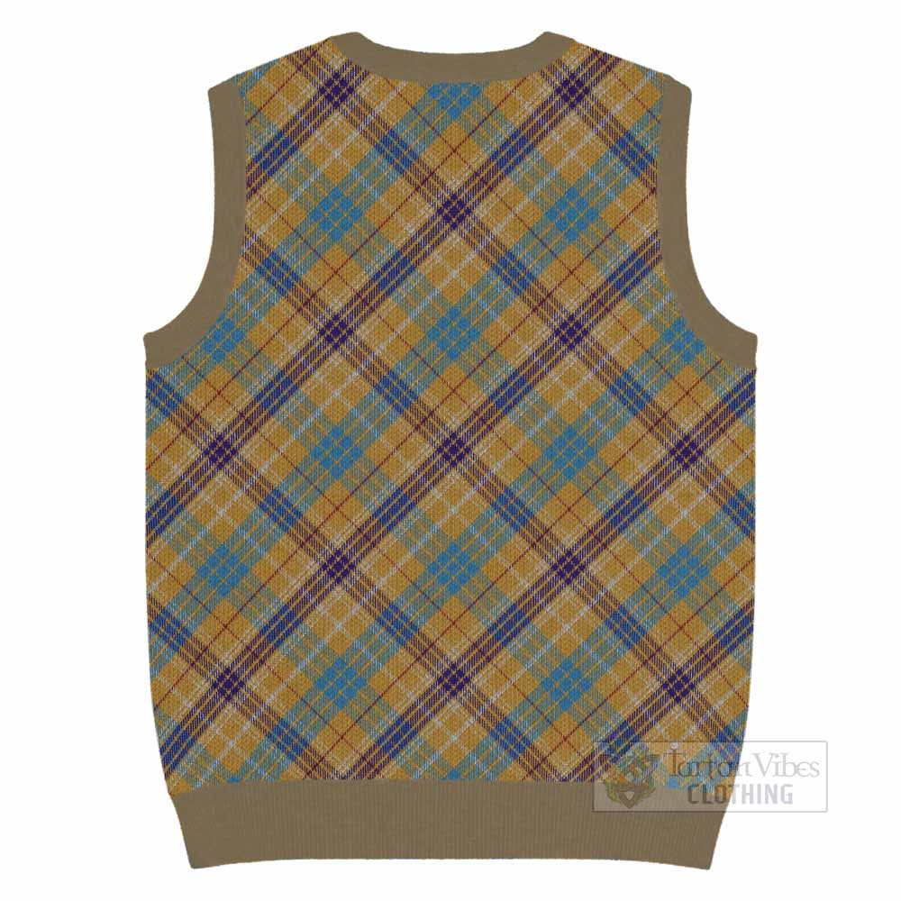Ottawa Canada Tartan  Knitted V-Neck Vest Cross Style