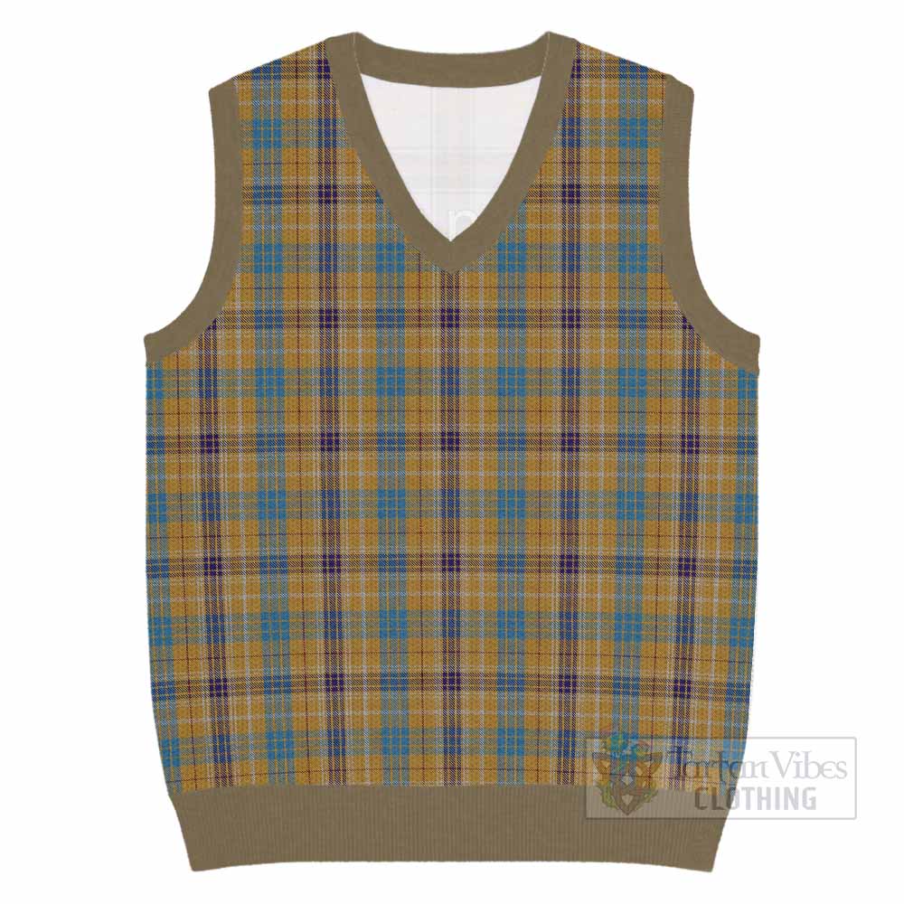 Ottawa Canada Tartan Knitted V-Neck Vest - Tartan Vibes Clothing