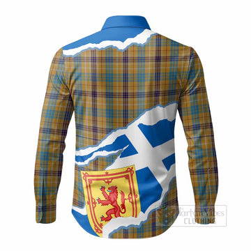 Ottawa Scotland Football Tartan Long Sleeve Button Shirts We'll Be Coming