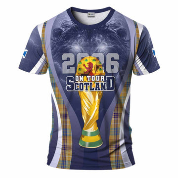 Ottawa Scotland Football Tartan T-Shirt Scotland On Tour Trophy Style