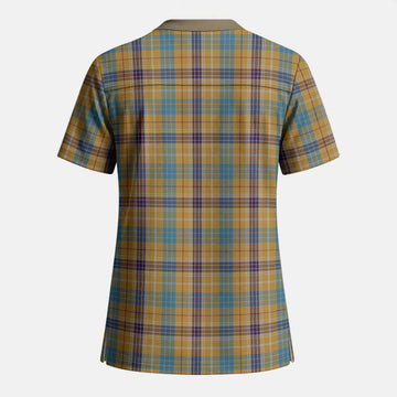 Ottawa Tartan Scrub Top - Tartan Vibes Clothing