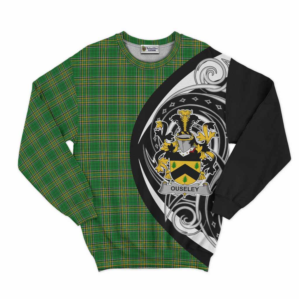 Ouseley Irish Clan Sweatshirt Celtic Circle Style Unisex - Tartan Vibes Clothing