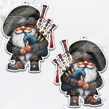 Outlander Tartan Bagpiper Gnome Christmas Ornament - Tartan Vibes Clothing
