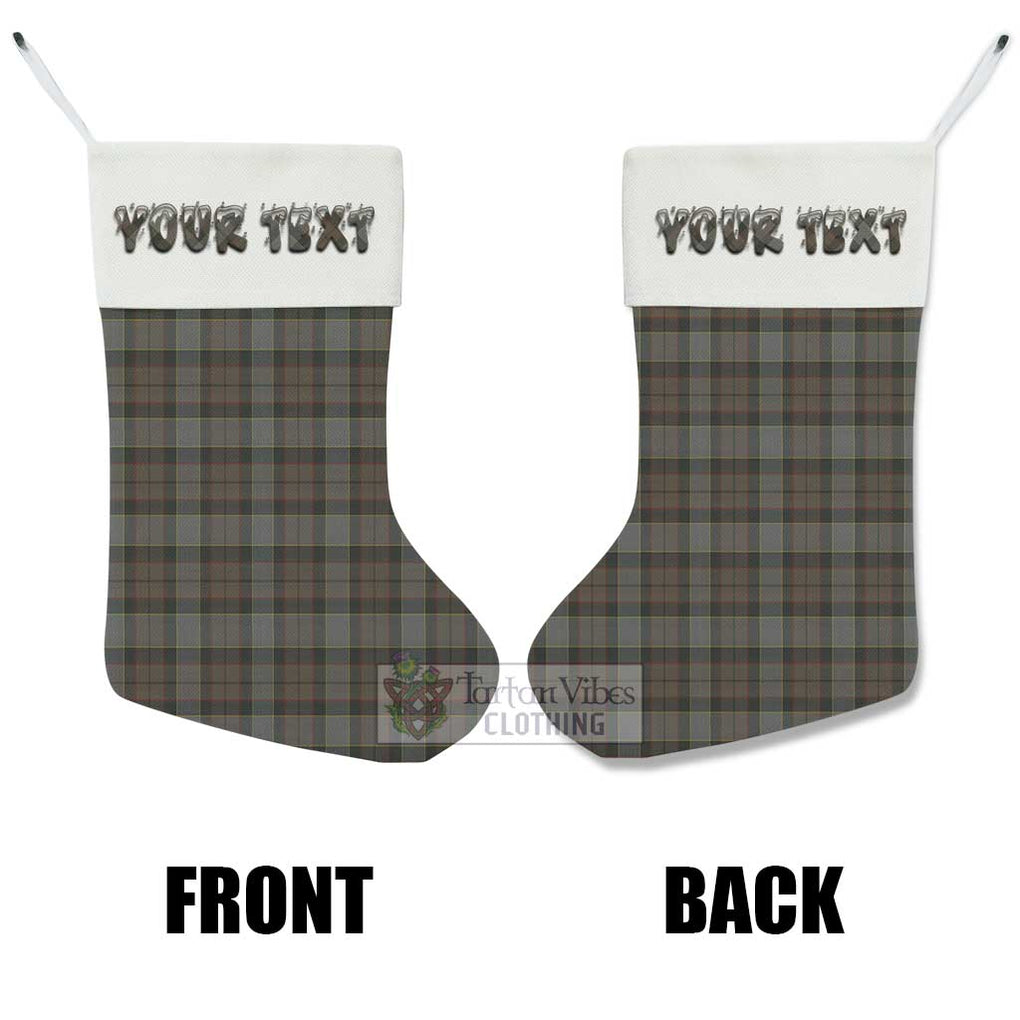 Outlander Tartan Christmas Stocking with Personalized Text - Tartan Vibes Clothing