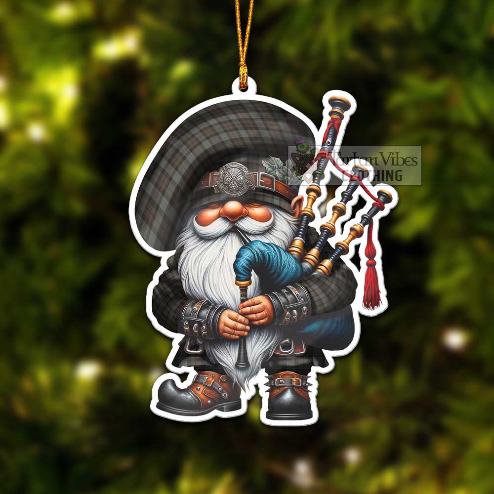Outlander Tartan Bagpiper Gnome Christmas Ornament - Tartan Vibes Clothing