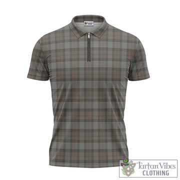 Outlander Tartan Zipper Polo Shirt