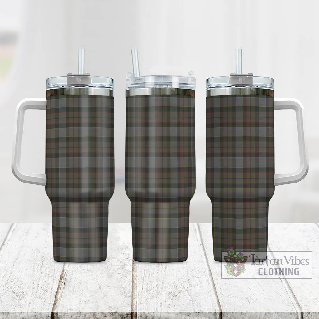 Tartan Vibes Clothing Outlander Fraser Tartan Tumbler with Handle