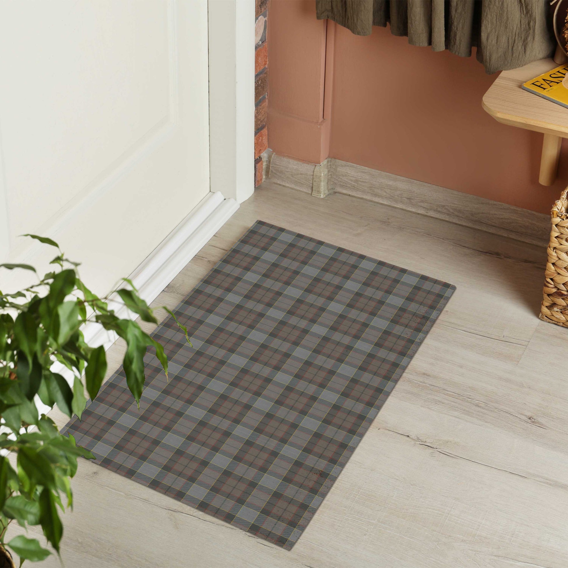 Outlander Fraser Tartan Door Mat - Tartanvibesclothing