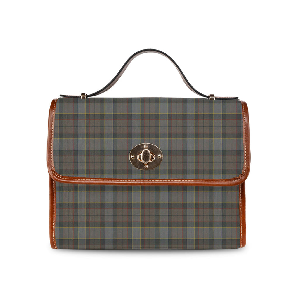 outlander-fraser-tartan-leather-strap-waterproof-canvas-bag