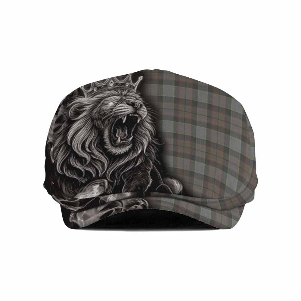 Outlander Fraser Tartan Flat Cap, Jeff Cap Roaring Lion Heritage