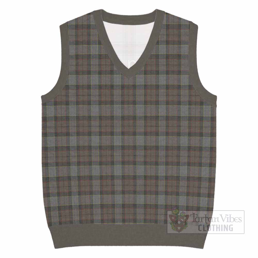 Outlander Fraser Tartan Knitted V-Neck Vest - Tartan Vibes Clothing