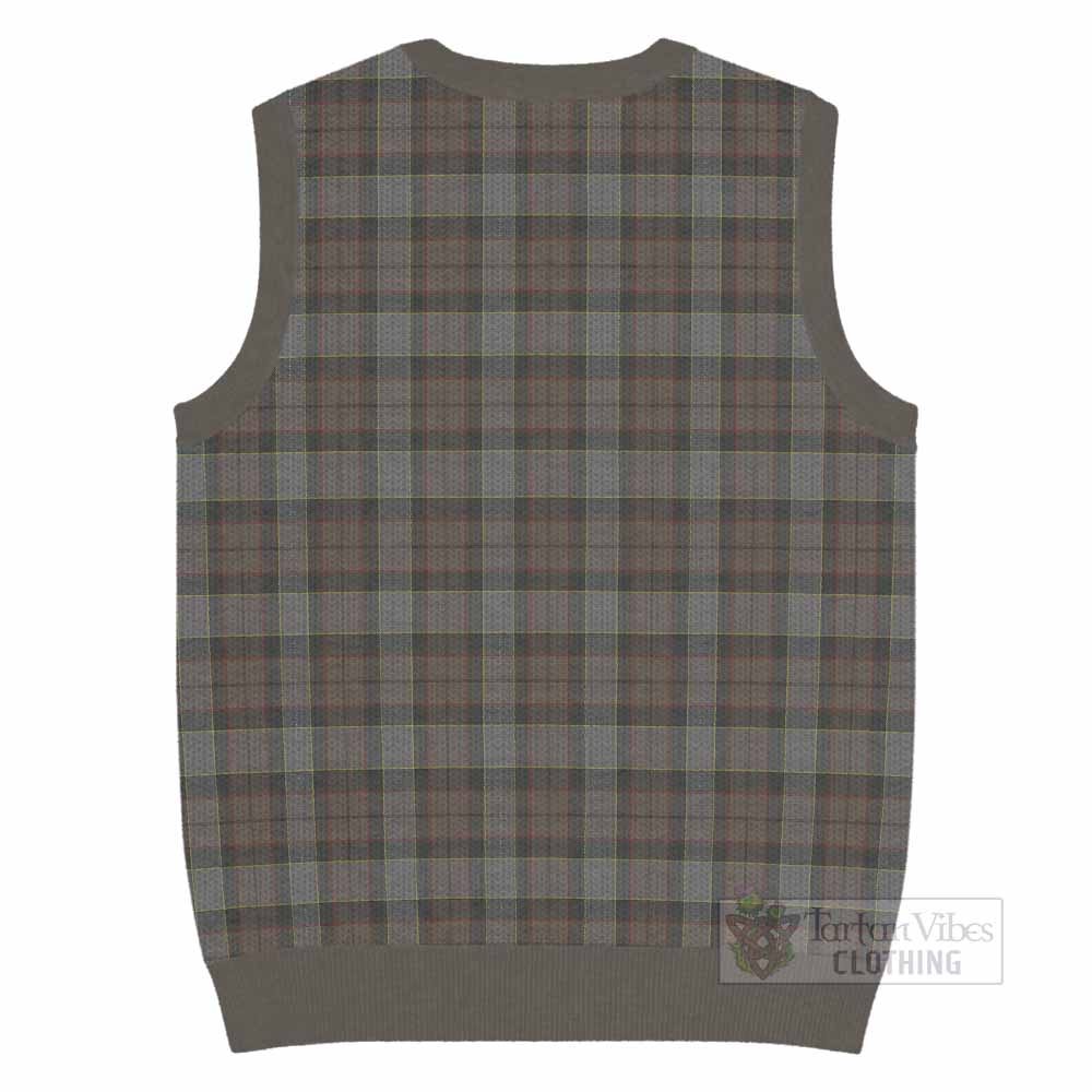 Outlander Fraser Tartan Knitted V-Neck Vest - Tartan Vibes Clothing