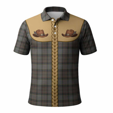 Outlander Fraser Tartan Polo Shirt Wee Coo Cowboy Cute Style