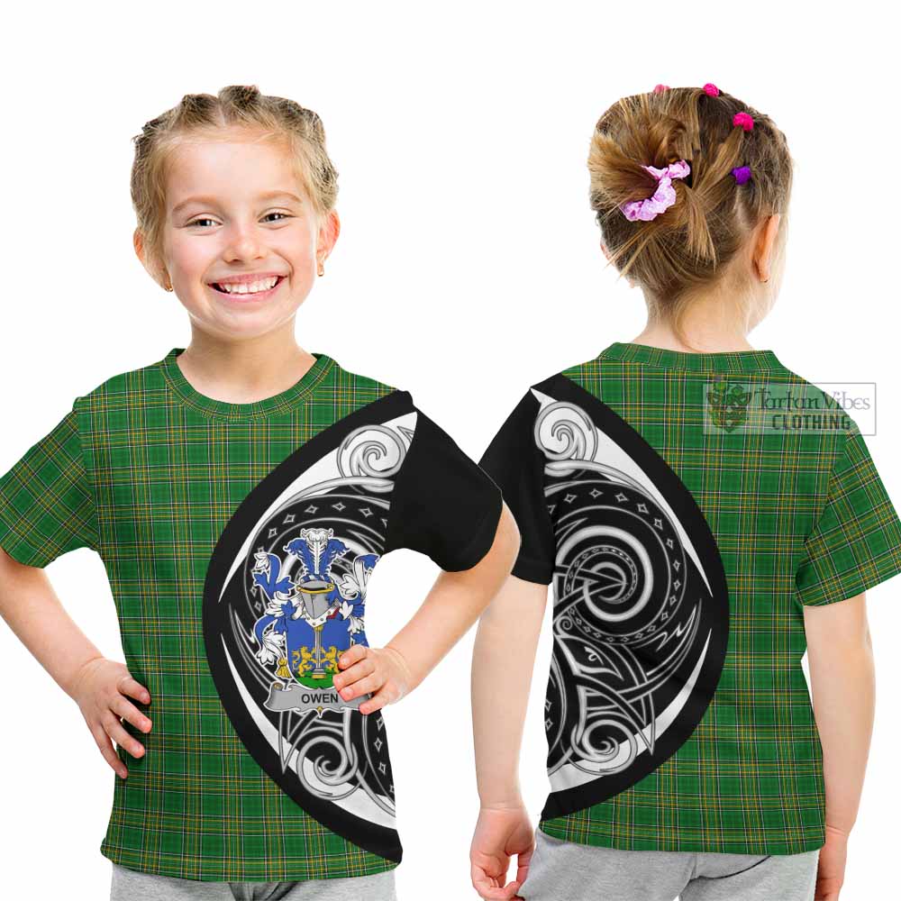 Tartan Vibes Clothing Owen Irish Clan Kid T-Shirt Celtic Circle Style