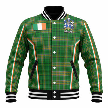 Owen Irish Clan Coat of Arm Tartan Baseball Jacket Flag Style