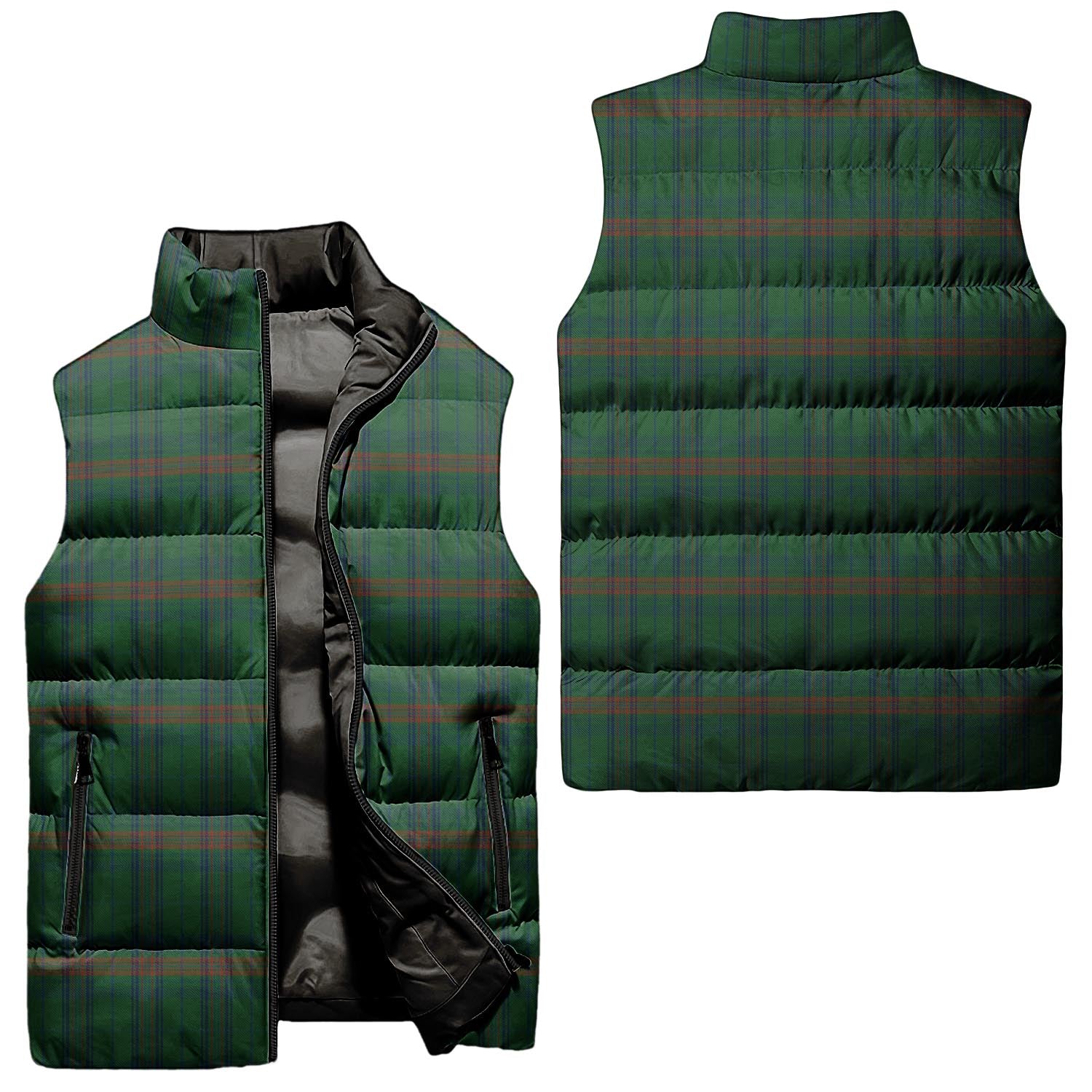 Owen of Wales Tartan Sleeveless Puffer Jacket Unisex - Tartanvibesclothing