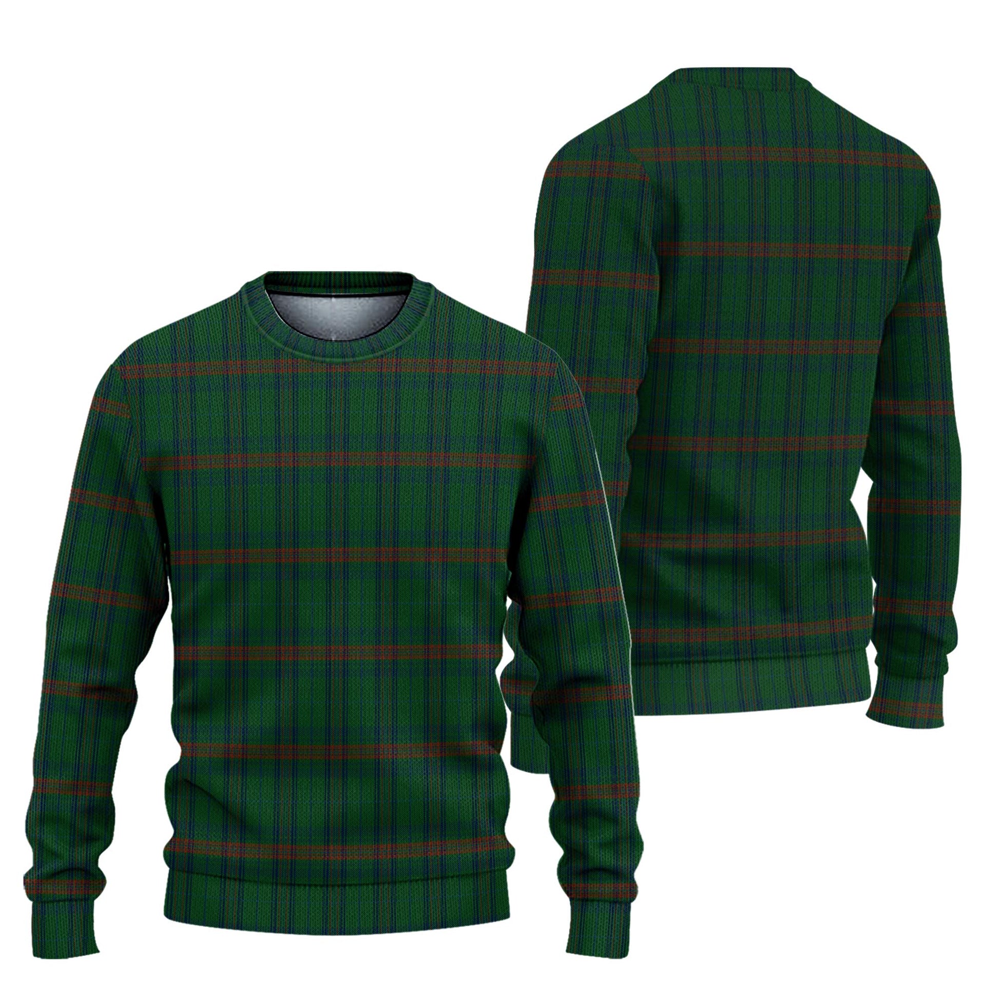Owen of Wales Tartan Knitted Sweater Unisex - Tartanvibesclothing
