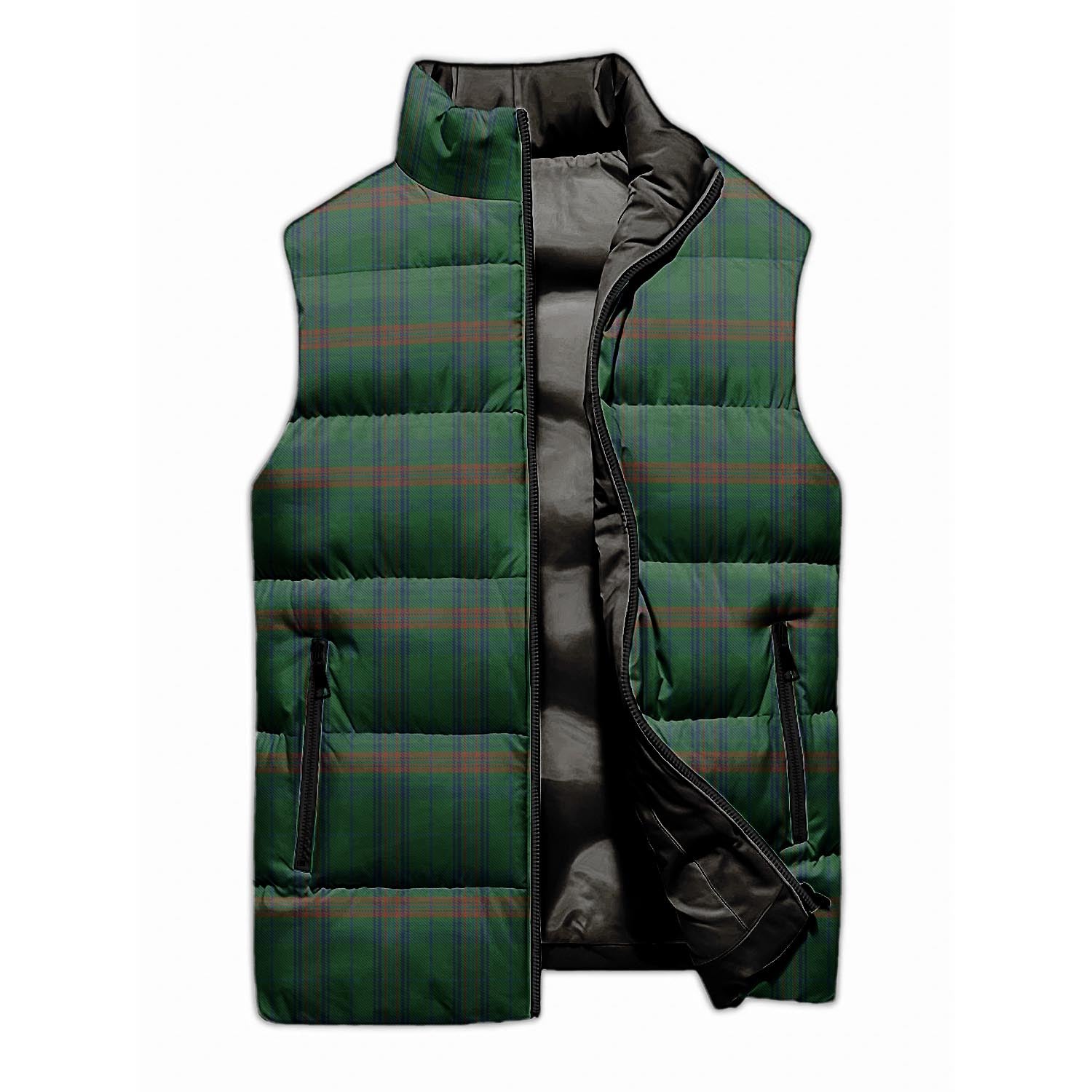 Owen of Wales Tartan Sleeveless Puffer Jacket - Tartanvibesclothing