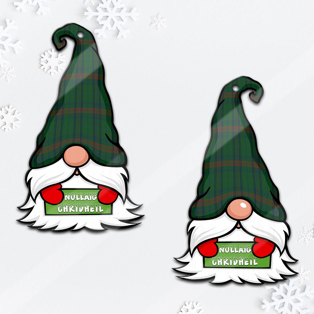 Owen of Wales Gnome Christmas Ornament with His Tartan Christmas Hat - Tartan Vibes Clothing