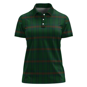 Owen of Wales Tartan Polo Shirt For Women