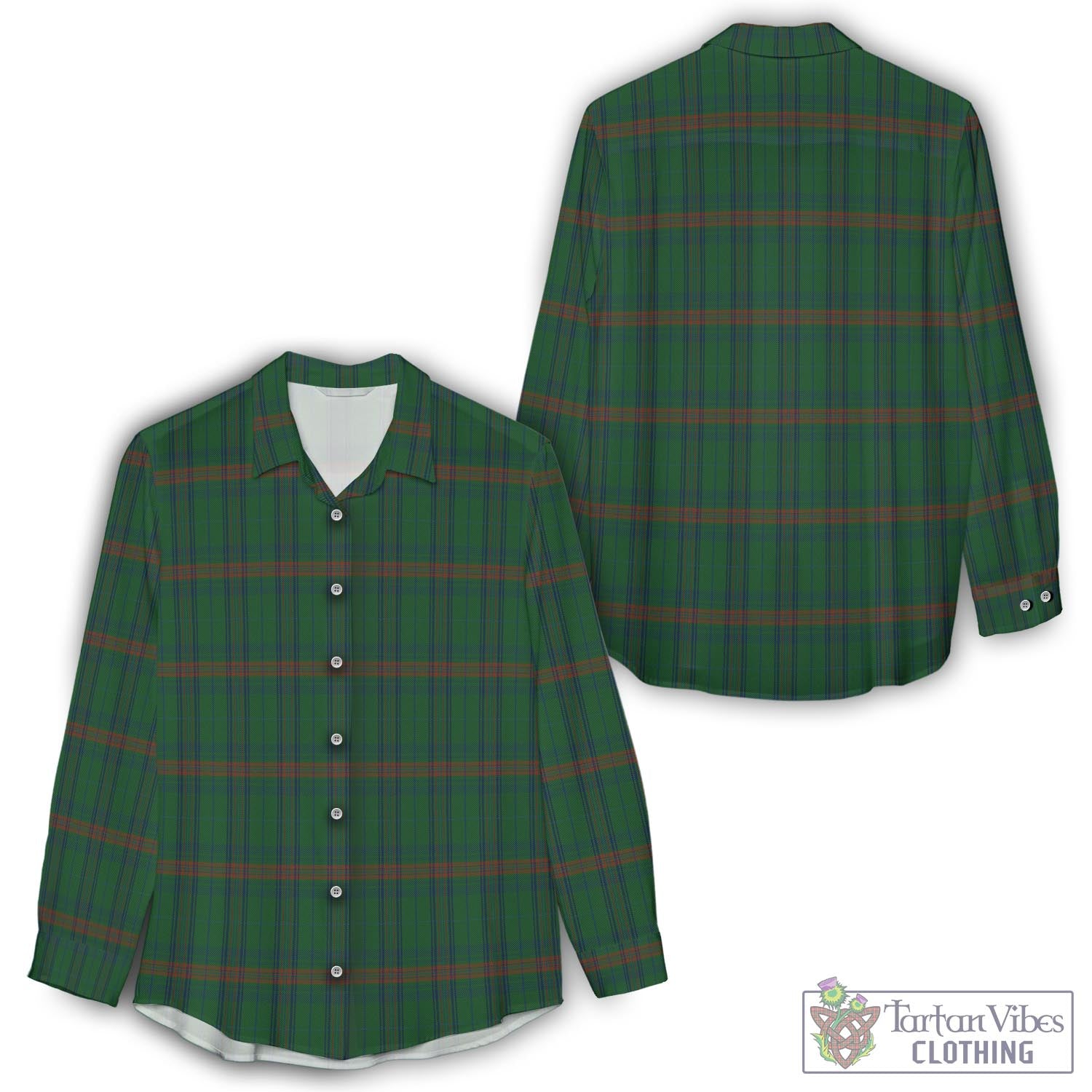 Owen of Wales Tartan Women's Casual Shirt - Tartan Vibes Clothing