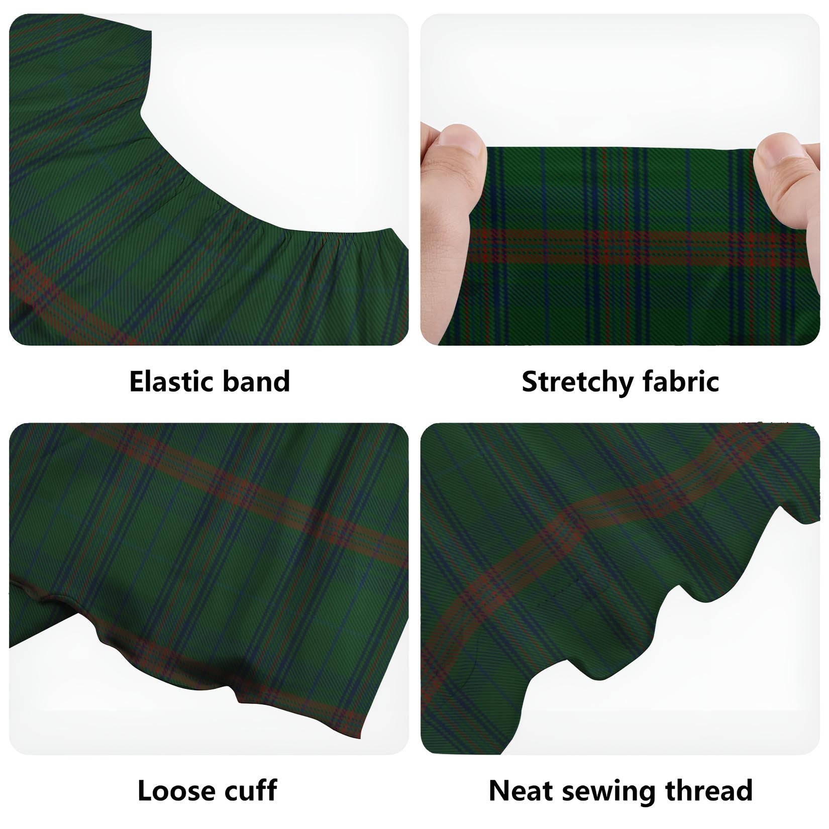 Owen of Wales Tartan Off Shoulder Long Dress - Tartanvibesclothing