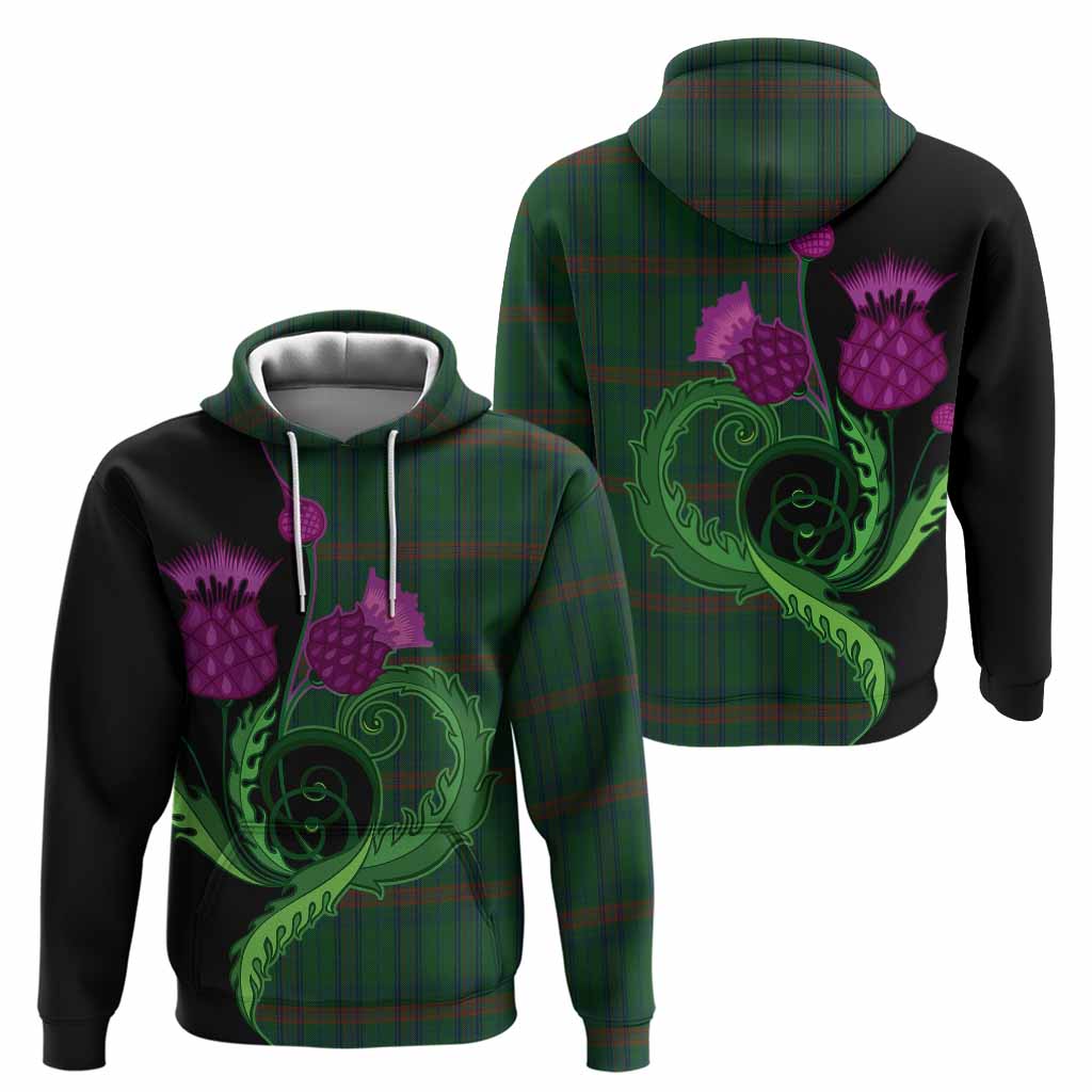 Owen of Wales Tartan Hoodie Traditional Scottish Thistle