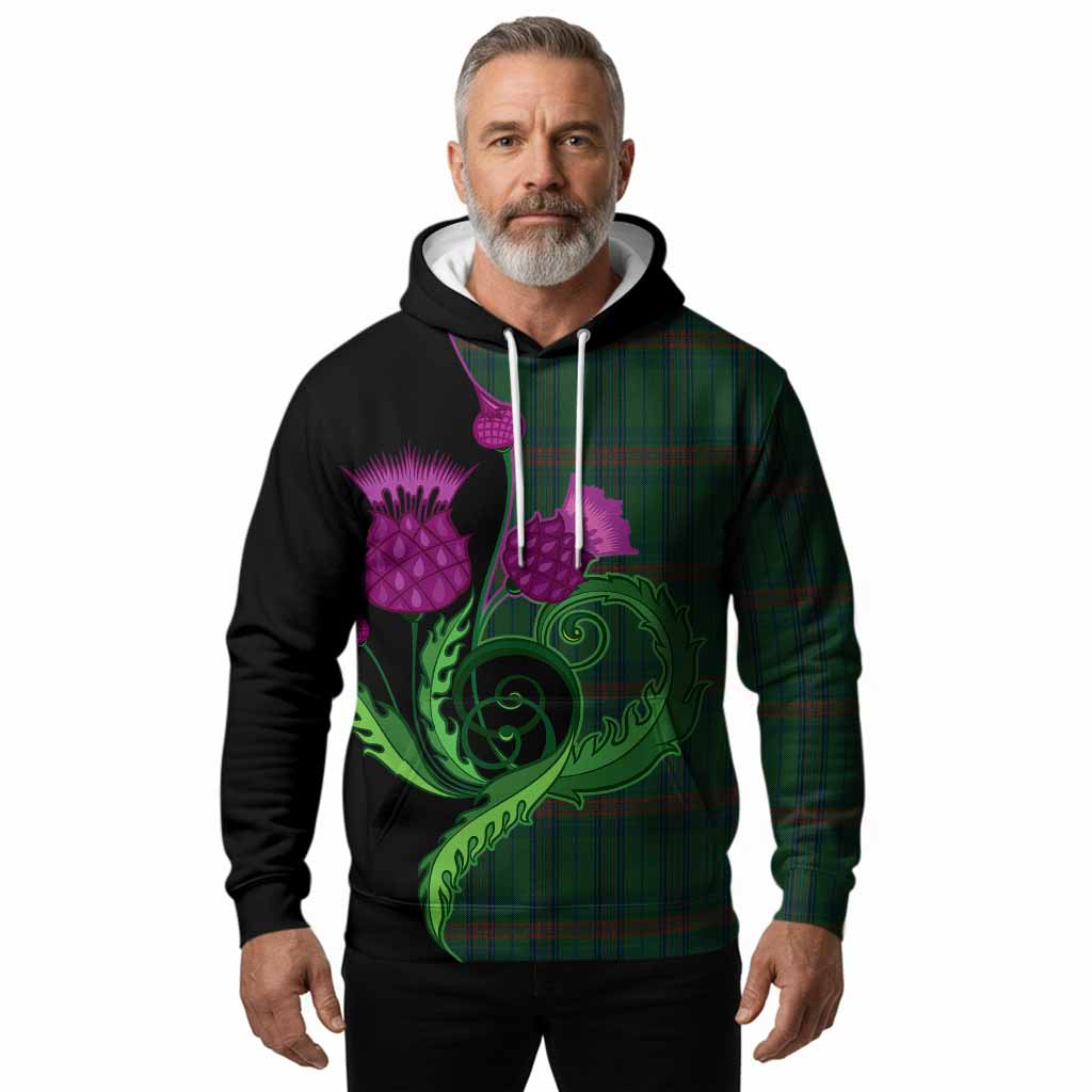 Owen of Wales Tartan Hoodie Traditional Scottish Thistle