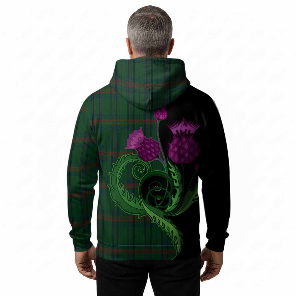 Owen of Wales Tartan Hoodie Traditional Scottish Thistle