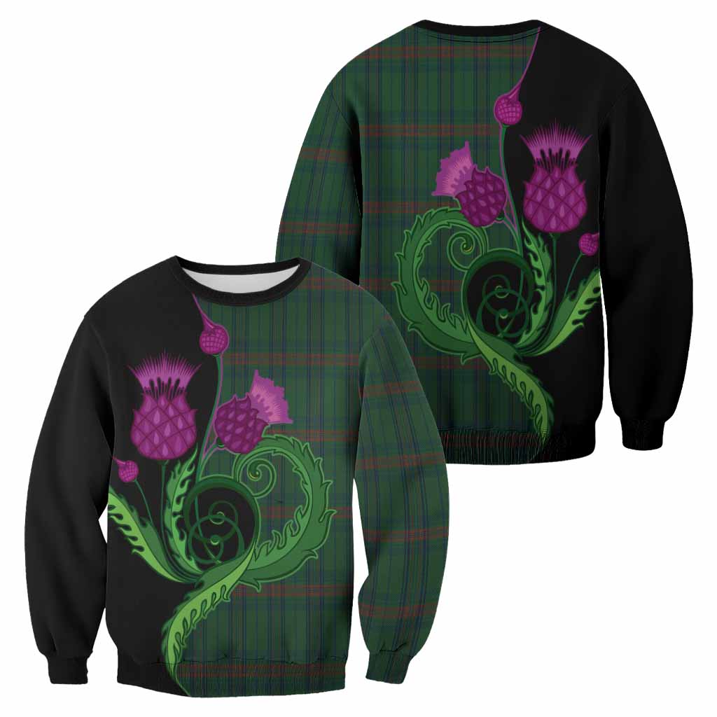 Owen of Wales Tartan Sweatshirt Traditional Scottish Thistle